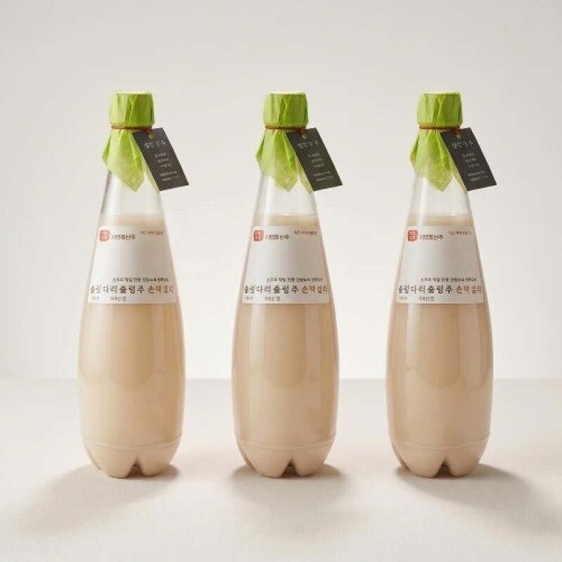 원주몰,출렁주 프리미엄 손막걸리 무감미료 6.5도 950ml, 1병
